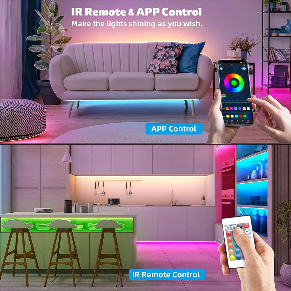 GOOLOOK WiFi 5050 LED Strip With Music Sync Controller