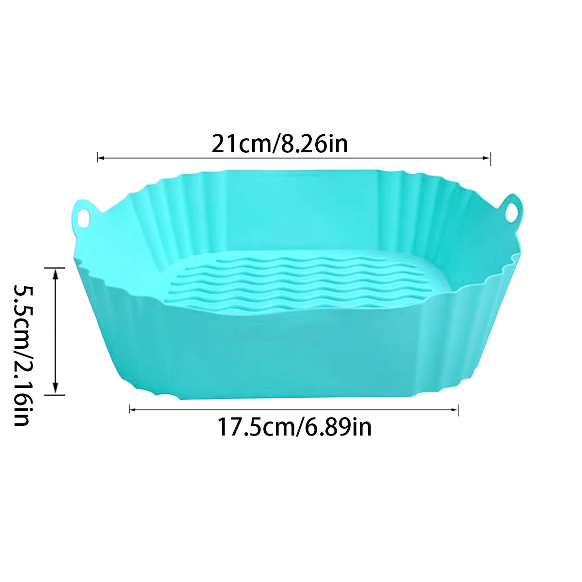 Air Fryer Silicone Liners Pot For Nonstick Baking Pan