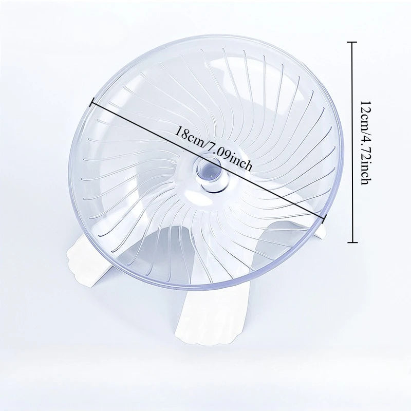 Hamster Running Practice Wheel With Steel Axle Mute Disc Toy