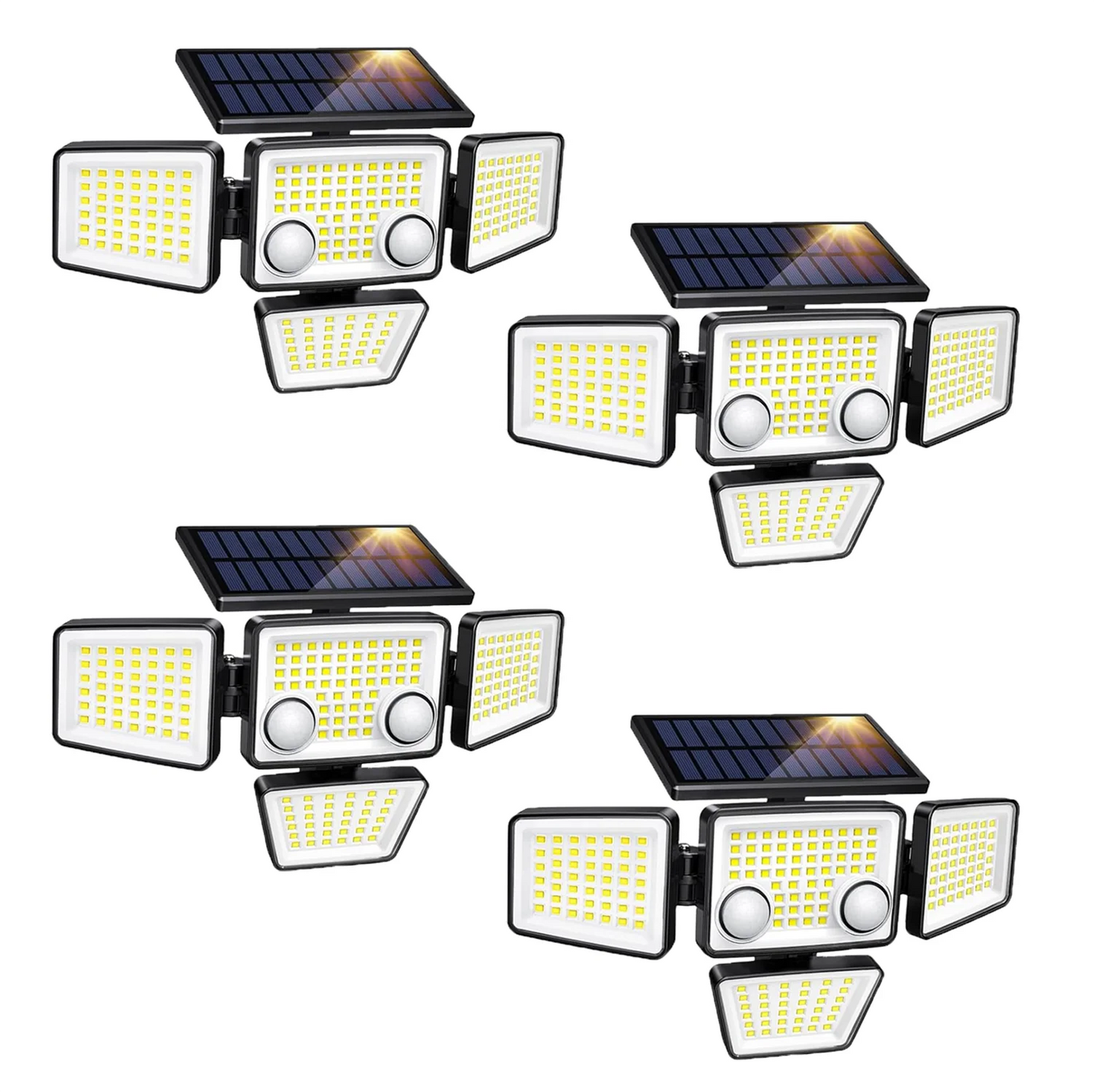 SZRSTH Solar Outdoor Lights 3000LM Motion Sensor Flood Lights