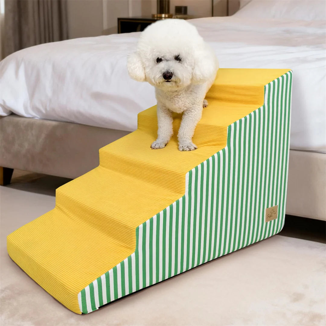 Bright Pet Stairs For Dogs High Density Foam Ramp NonSlip