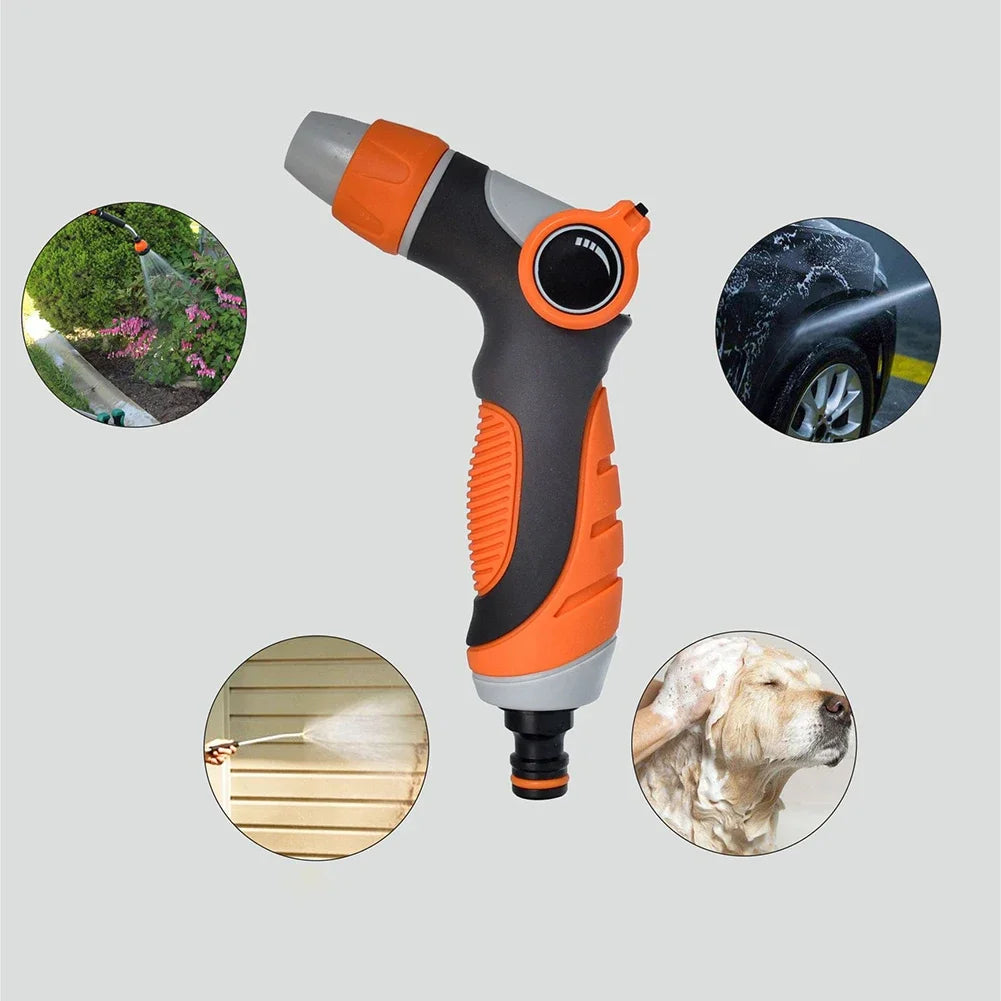 Garden Watering Gun Thumb Control Hose Nozzle Sprayer