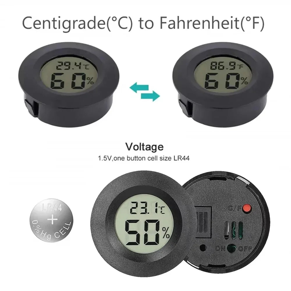 LCD Digital Thermometer Hygrometer Indoor Temperature Humidity Meter