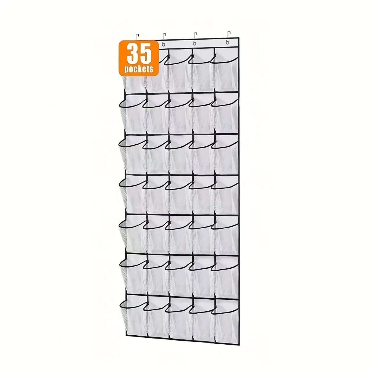XMSJ Over The Door Shoe Rack With Large Mesh Pockets