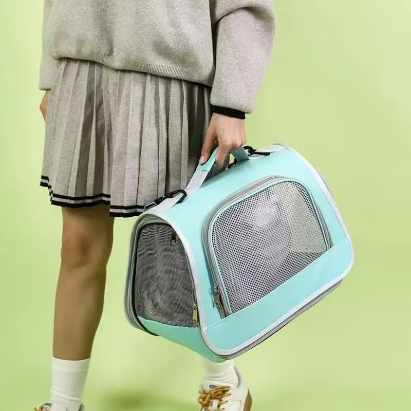 Portable Pet Carrier Bag For Cats And Dogs Breathable Travel