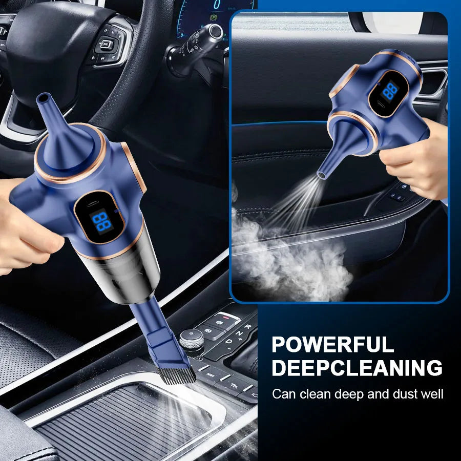 Wireless Car Vacuum Cleaner Portable HEPA Dust Collector