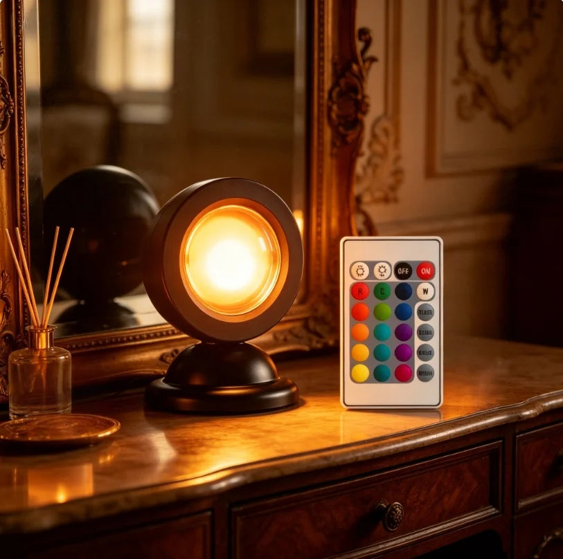 RGB Sunset Lamp Projector With Remote Control USB Night Light