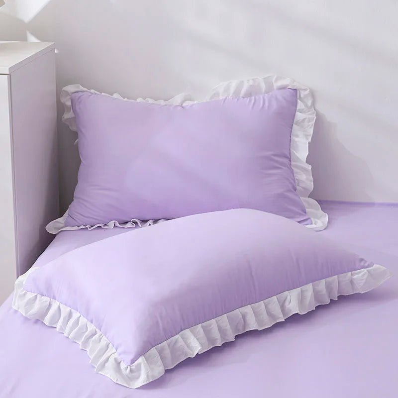Princess Ruffled Pillowcases For Adults And Kids Premium
