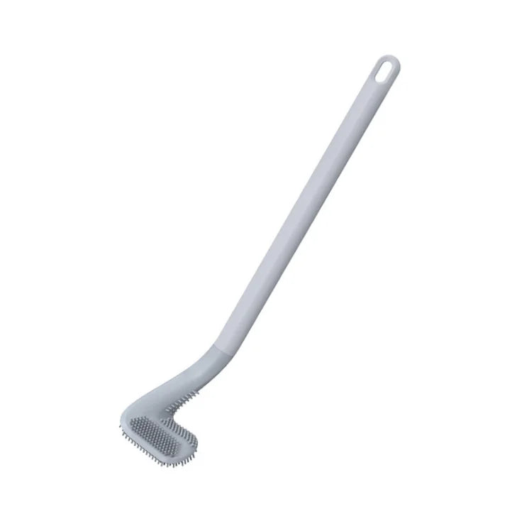 Golf Club Shaped Silicone Head Toilet Brush With Wall Mounted Holder