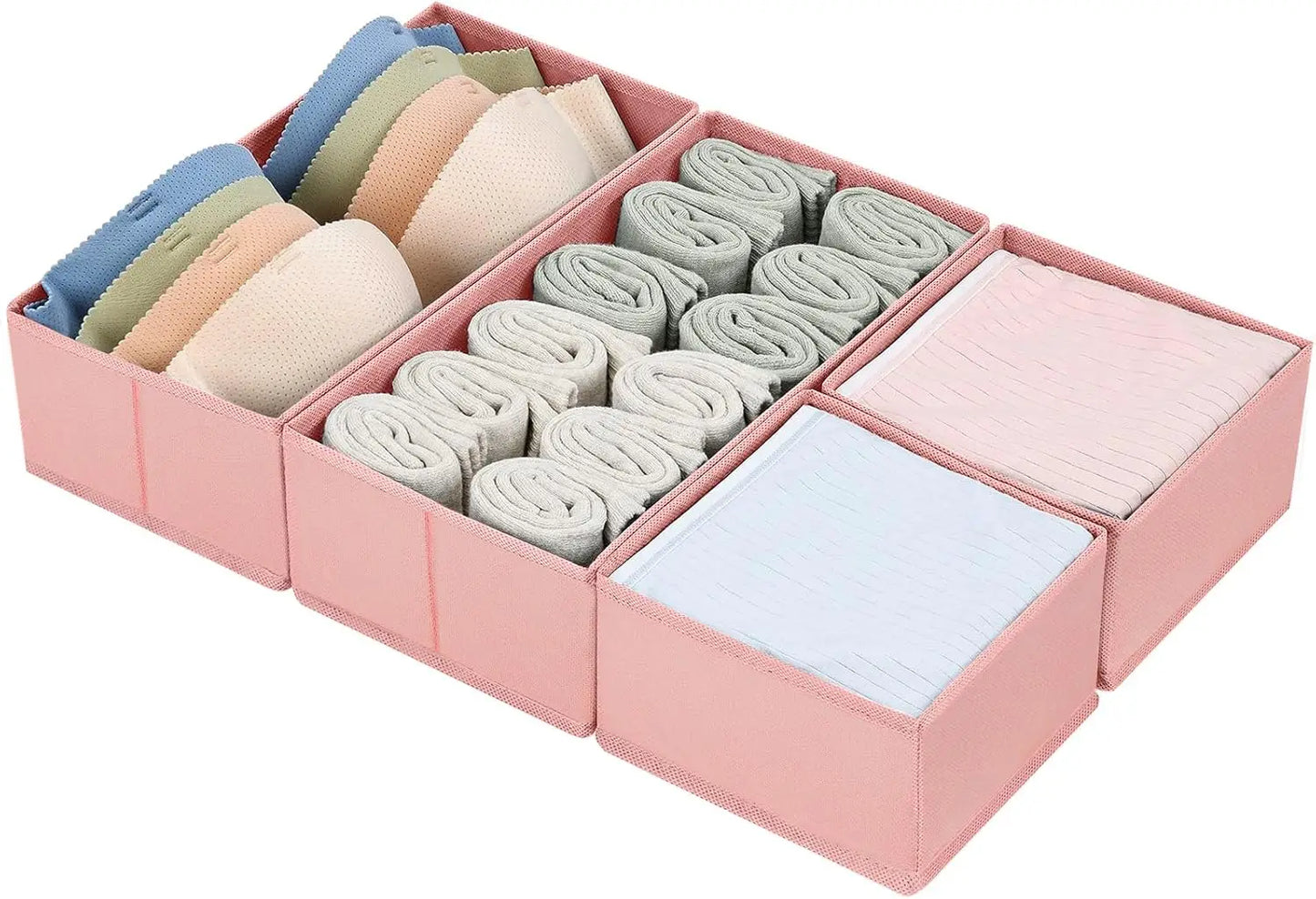 Drawer Organizer Bins For Clothing And Baby Clothes Dresser Storage