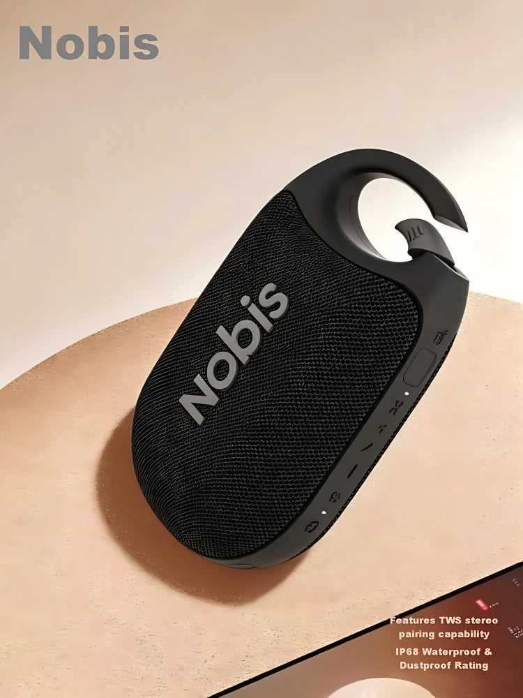 Nobis IP68 Waterproof Bluetooth Speaker 8W Stereo 24H Playtime