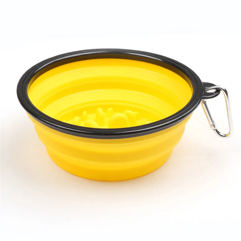 XLeiPet Foldable Travel Dog Bowl Portable Pet Feeder