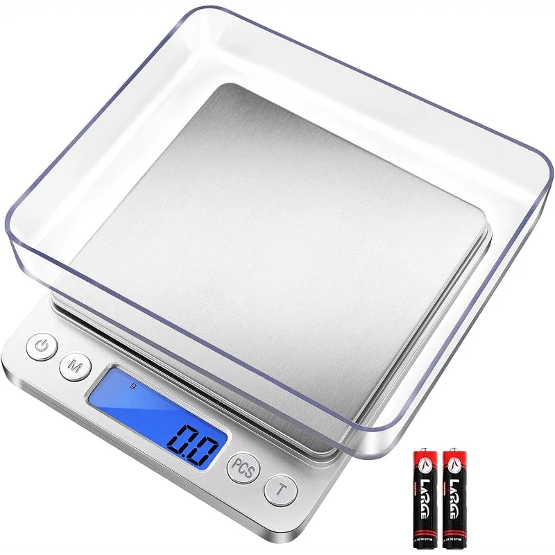 Digital Kitchen Scale 3000g, 0.1g Precision, 6 Modes, LCD