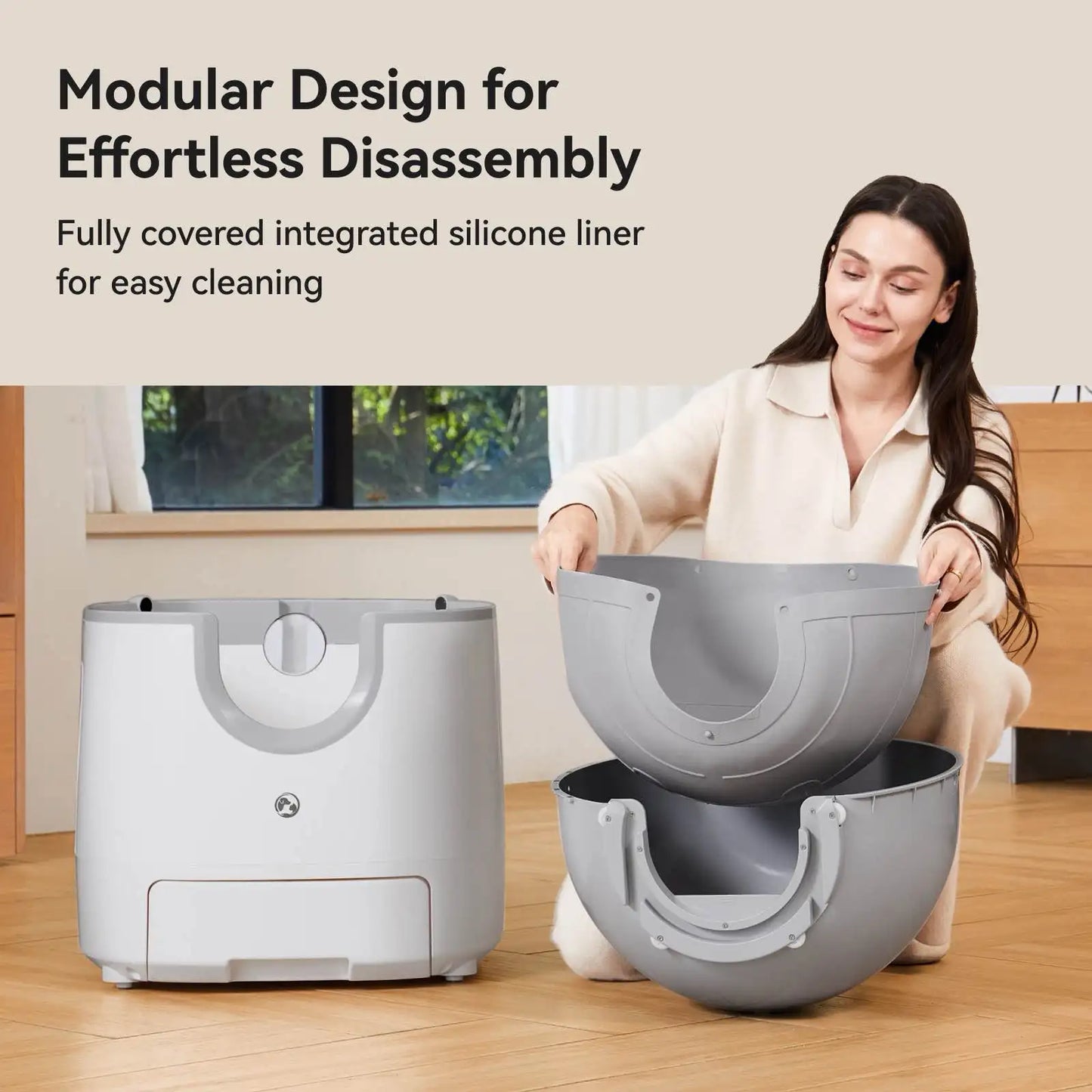 Furoomate Automatic Self-Cleaning Cat Litter Box For Homes