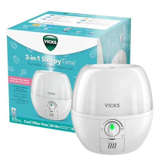 3-In-1 Cool Mist Humidifier With Night Light Diffuser
