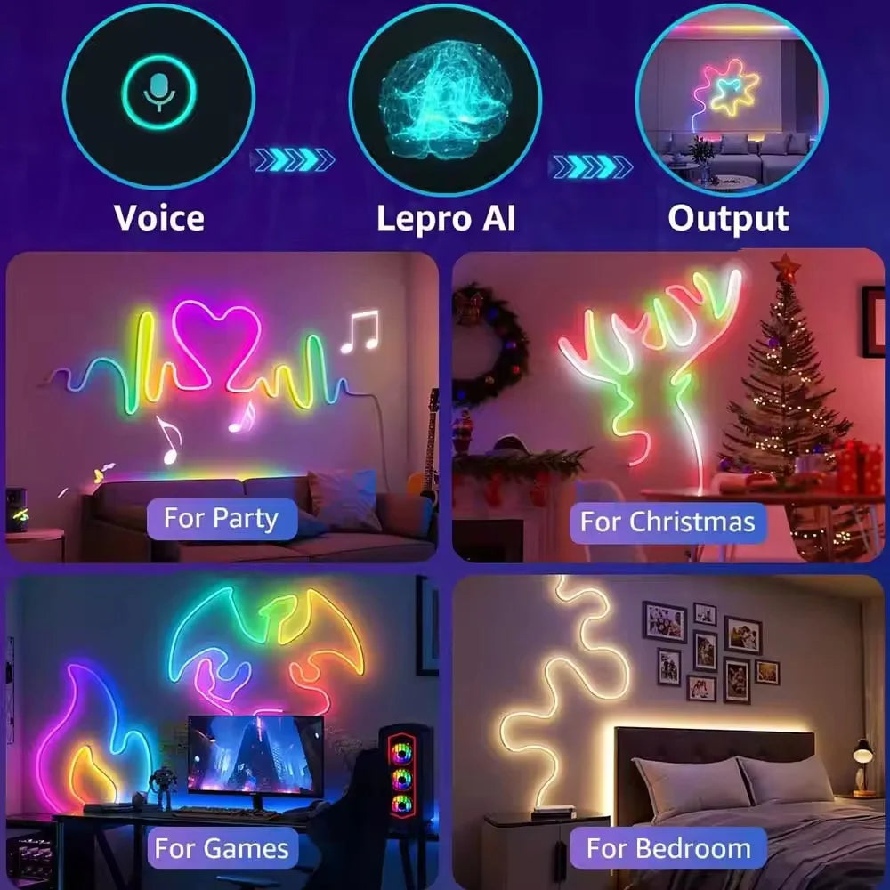 RGB USB LED Strip Lights 15M Music Sync IP65 Waterproof