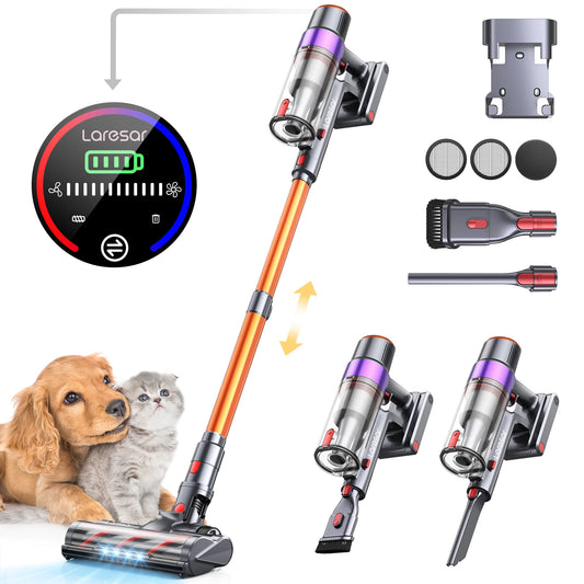 LARESAR Elite 8 Cordless Vacuum Cleaner Handheld 450W Detachable Battery