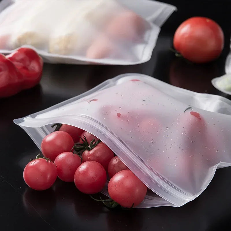 Silicone Food Storage Containers And Reusable Bags Leakproof Set
