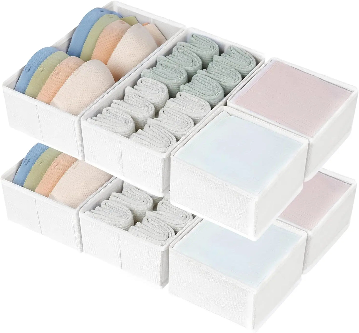 Drawer Organizer Bins For Clothing And Baby Clothes Dresser Storage