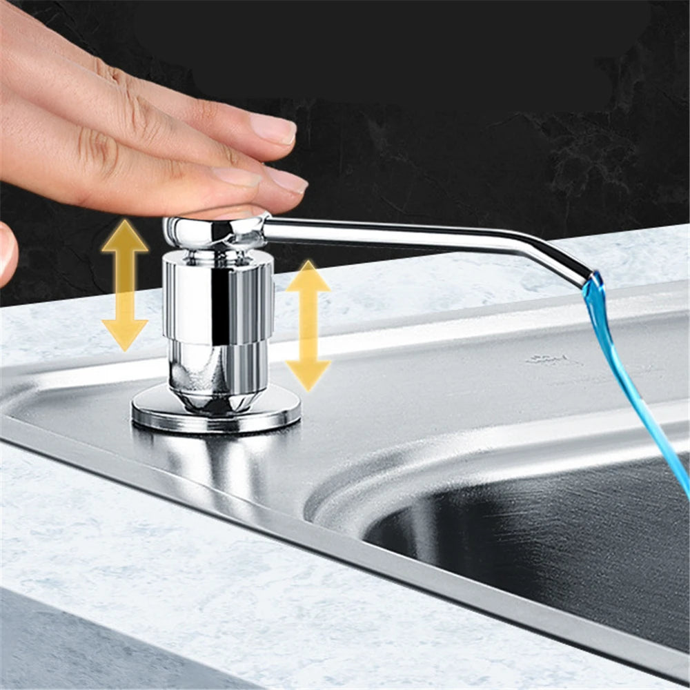 Automatic Liquid Soap Dispenser Metal Pump For Kitchen And Bathroom