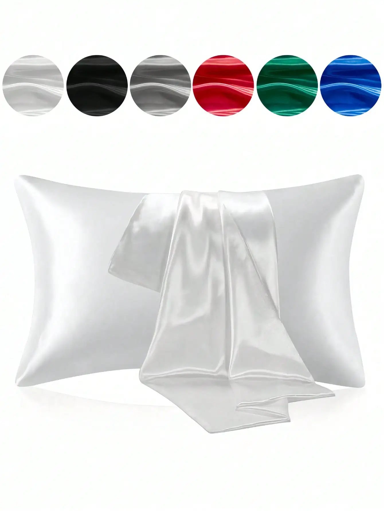 Luxurious Silky Soft Pillowcase With Envelope Closure