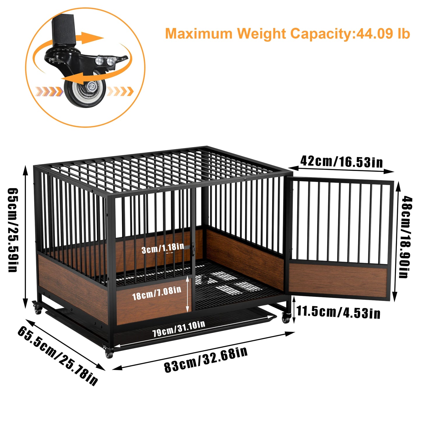 Heavy Duty Metal Cat Cage Enclosure For Cats And Dogs