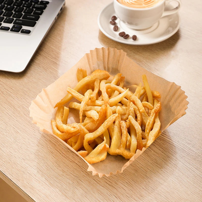Disposable Air Fryer Parchment Paper Liners For Kitchen Baking Use