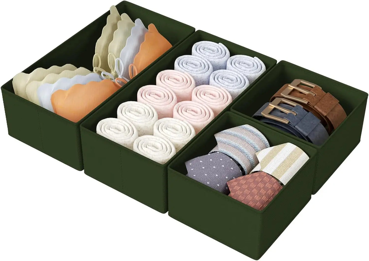 Drawer Organizer Bins For Clothing And Baby Clothes Dresser Storage