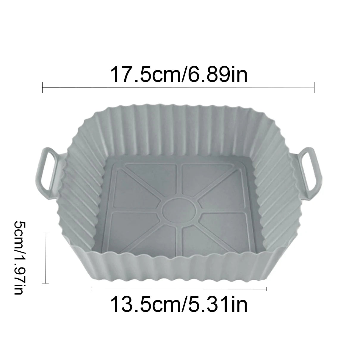 Air Fryer Silicone Liners Pot For Nonstick Baking Pan