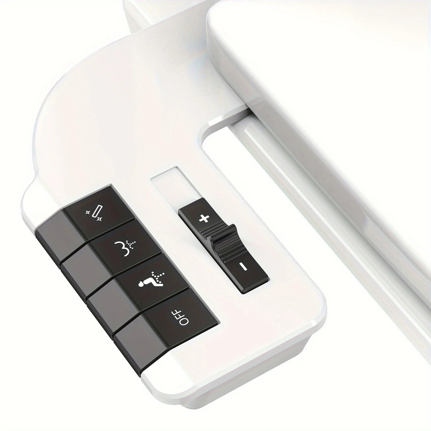 Dual Nozzle Bidet Attachment for Toilet With Adjustable Water Pressure