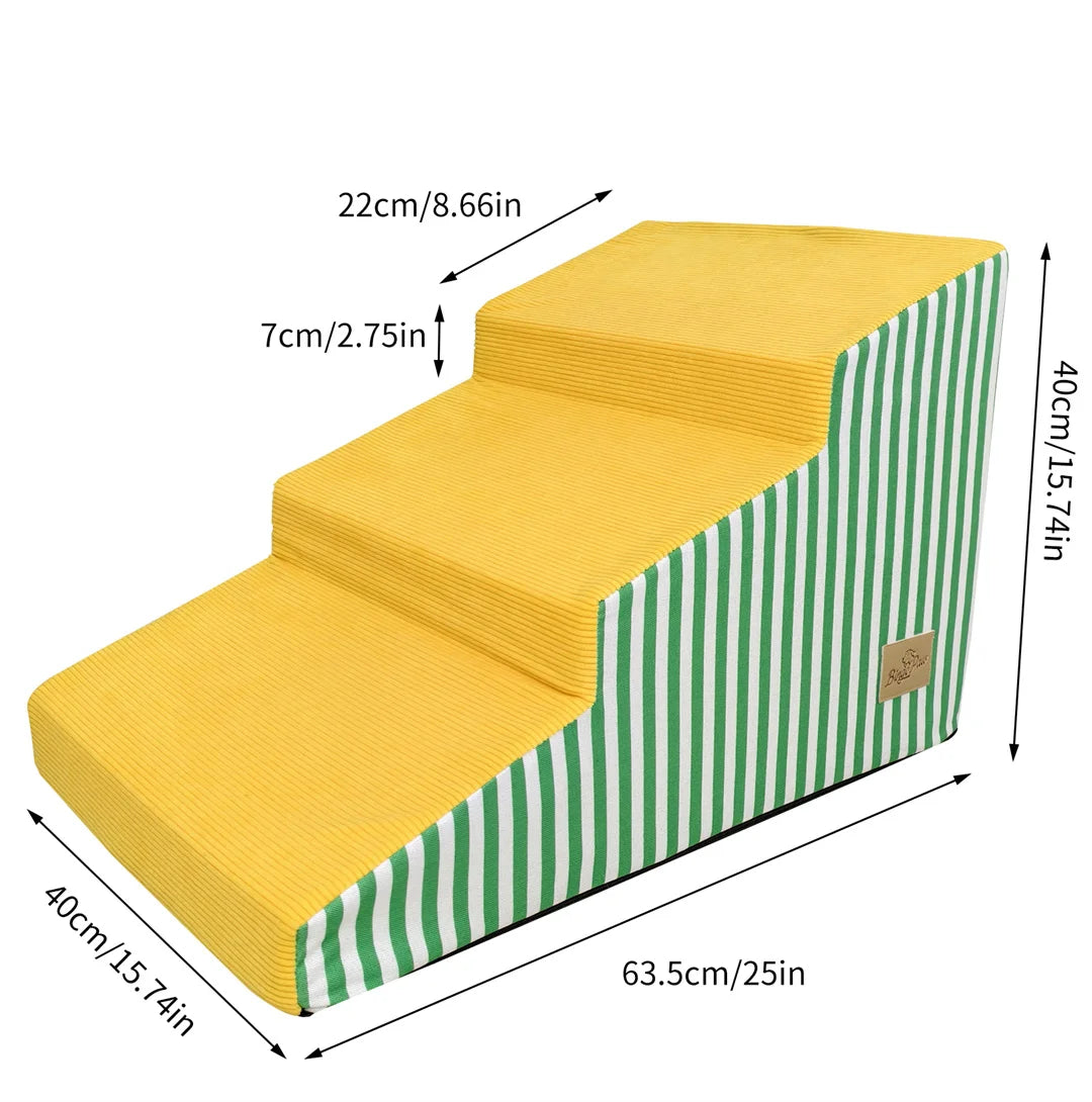 Bright Pet Stairs For Dogs High Density Foam Ramp NonSlip