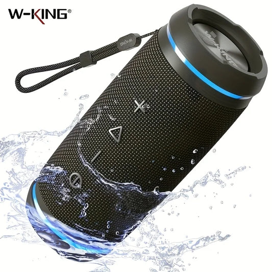 W-King BT226 Portable Bluetooth Speaker 36W Bass, 360 Degree Hi-Fi Sound IPX6