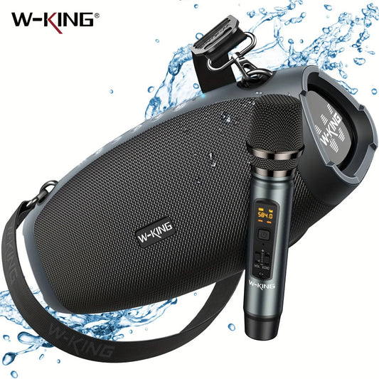 W-King X10MIC Portable 70W Bluetooth Speaker With Wireless Microphone Waterproof