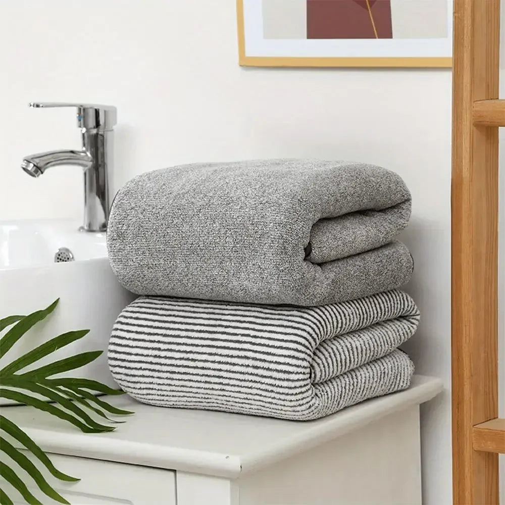 Fiber Bath Towel Quick Drying Absorbent Home Bathroom Set
