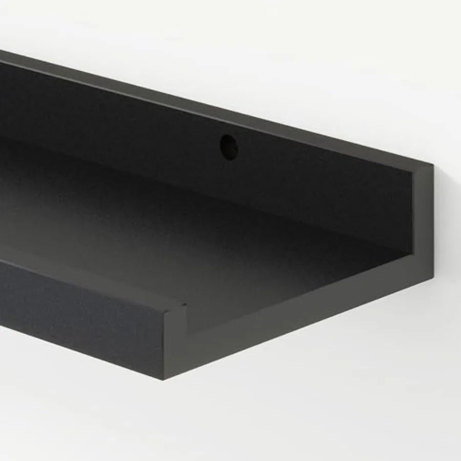 Floating Picture Ledge Shelves Of 4 With Lip For Wall