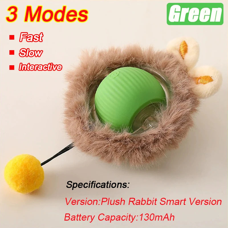 Cat Interactive Ball Toy Automatic Rolling Ball Pet Training Device