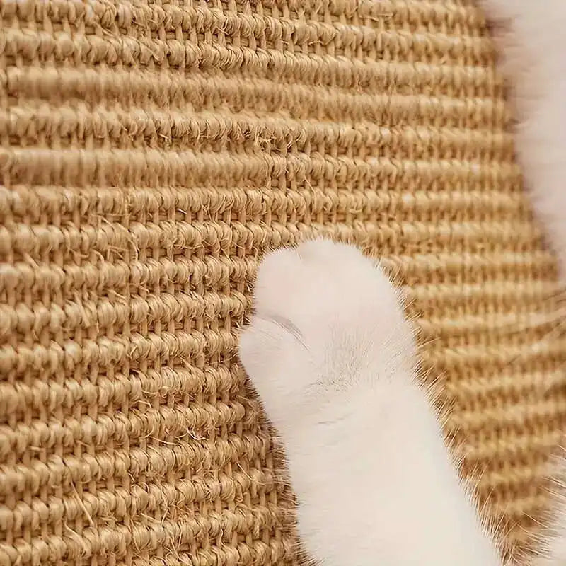 Hemp Rope Cat Scratching Board Single Layer No Mess For Sofa Safety