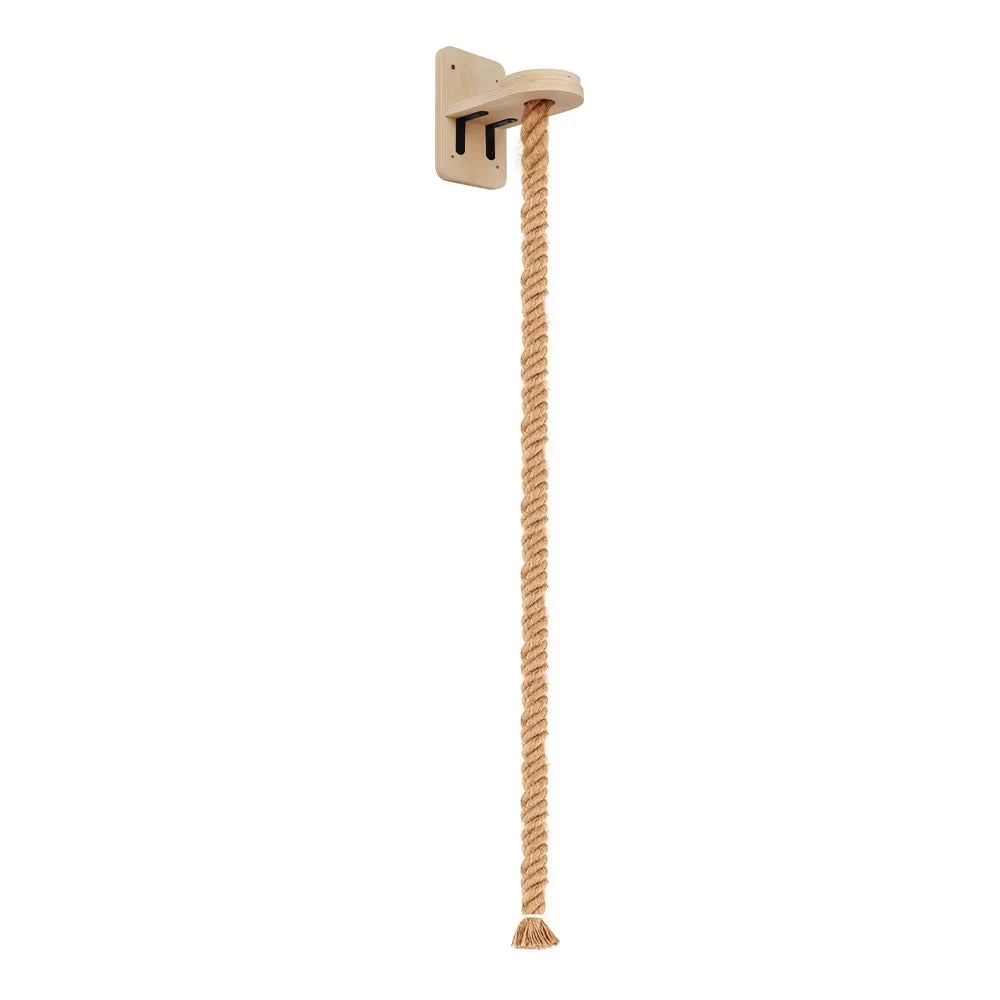 Cat Wall Mounted Climbing Shelf With Sisal Rope Scratching Post For Indoor Cats