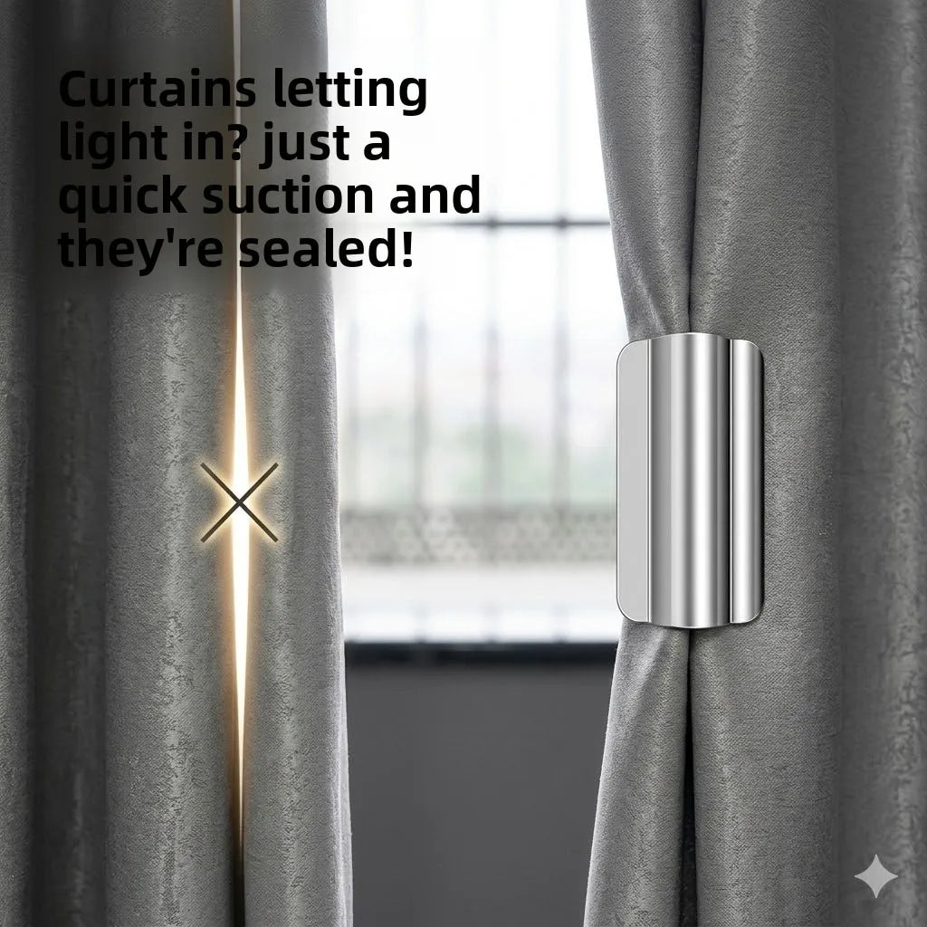 Strong Magnetic Curtain Clips For Light Blocking And Privacy