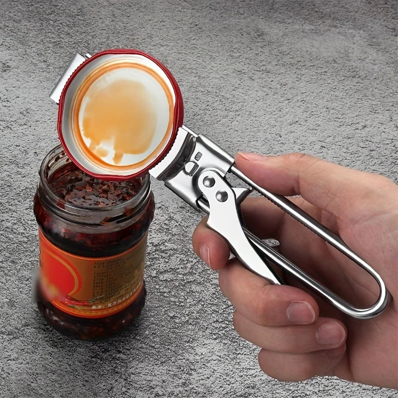 Stainless Steel Adjustable Bottle And Can Opener Labor-Saving