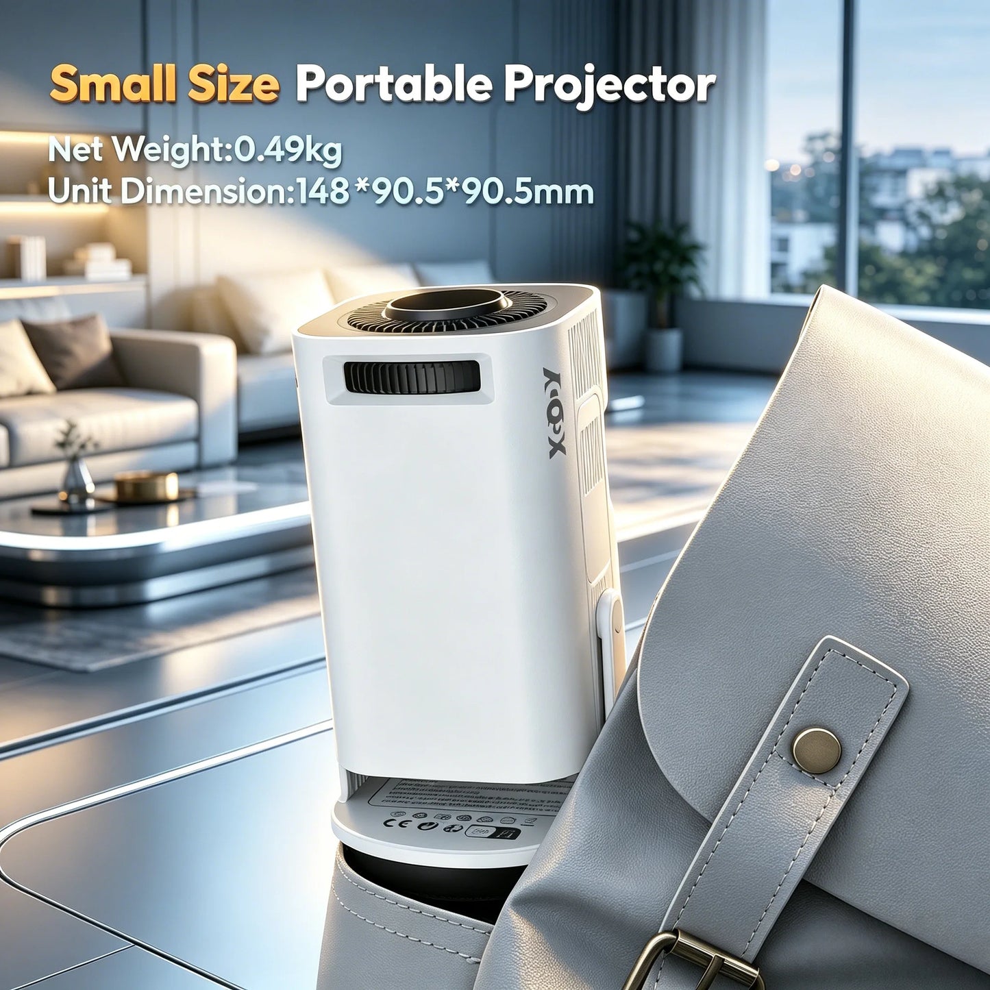 XGODY 4K Projector 12000 Lumen WiFi 6 Bluetooth 5.0