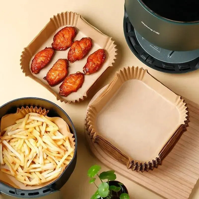 Eco Friendly Air Fryer Disposable Paper Liners Non Stick Kitchen