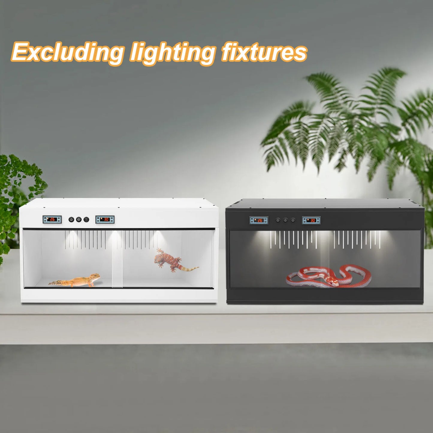 Bymaocar Reptile Habitat With Glass Sliding Door And Intelligent Thermostat