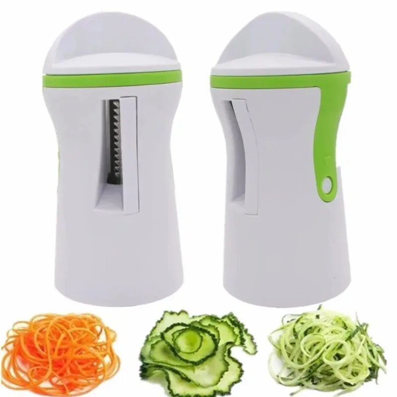 Vegetable Spiralizer And Slicer With Stainless Steel Blades