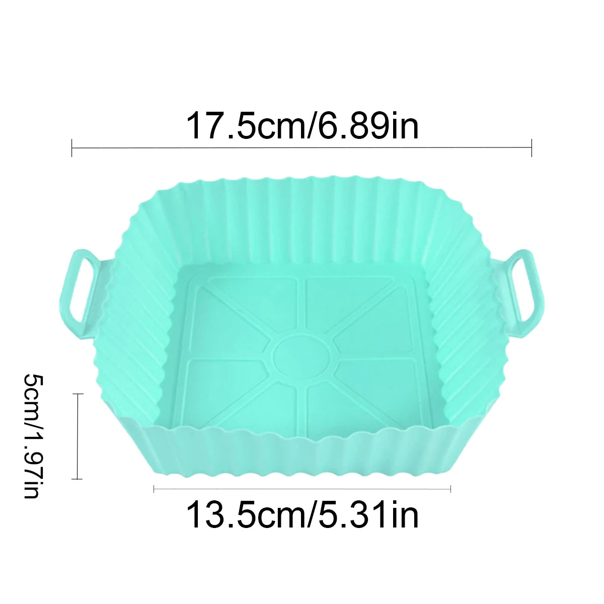 Air Fryer Silicone Liners Pot For Nonstick Baking Pan
