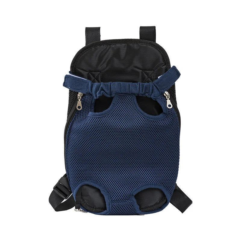 Outdoor Dog Backpack Carrier Breathable Mesh Travel Bag
