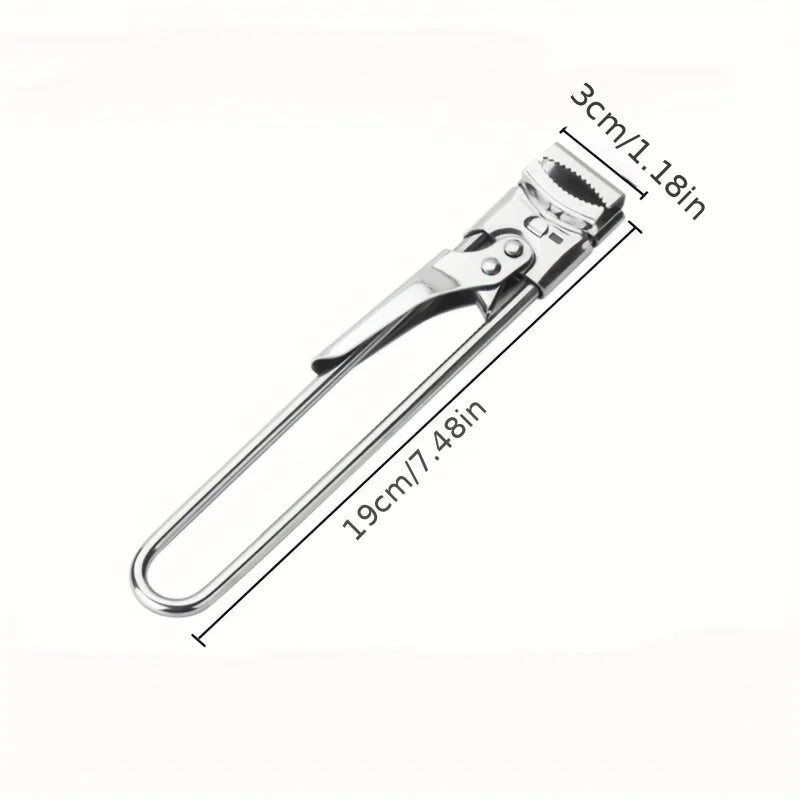 Stainless Steel Adjustable Bottle And Can Opener Labor-Saving