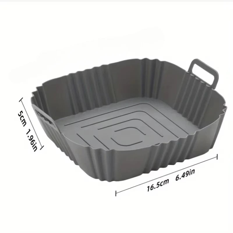 Silicone Air Fryer Liner And Basket Reusable Oven Accessory