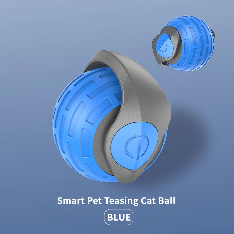 Interactive Cat Ball Toy USB Rechargeable Teaser Automatic For Kitty
