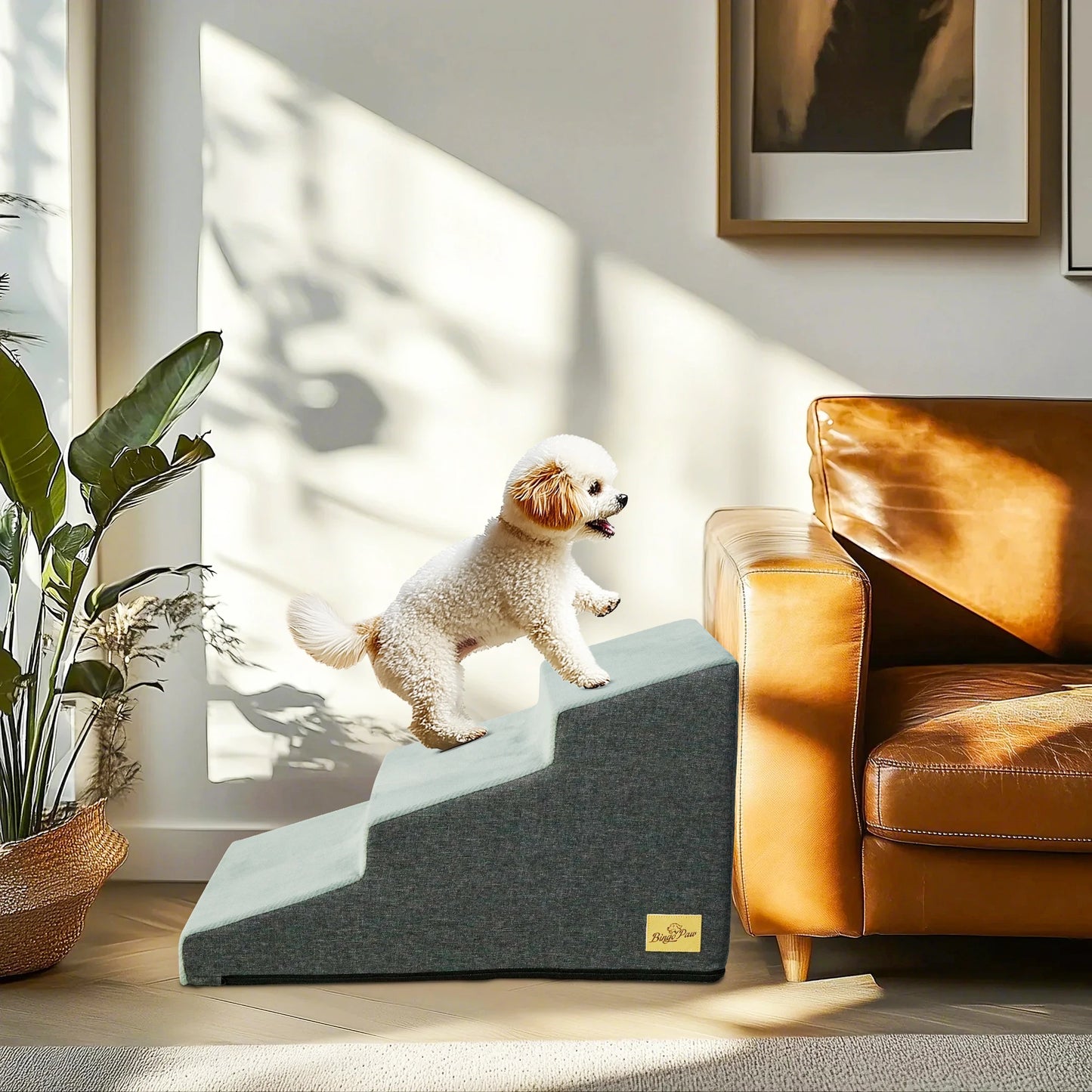 Pet Dog Stairs Ramp With High Density Foam for Puppies